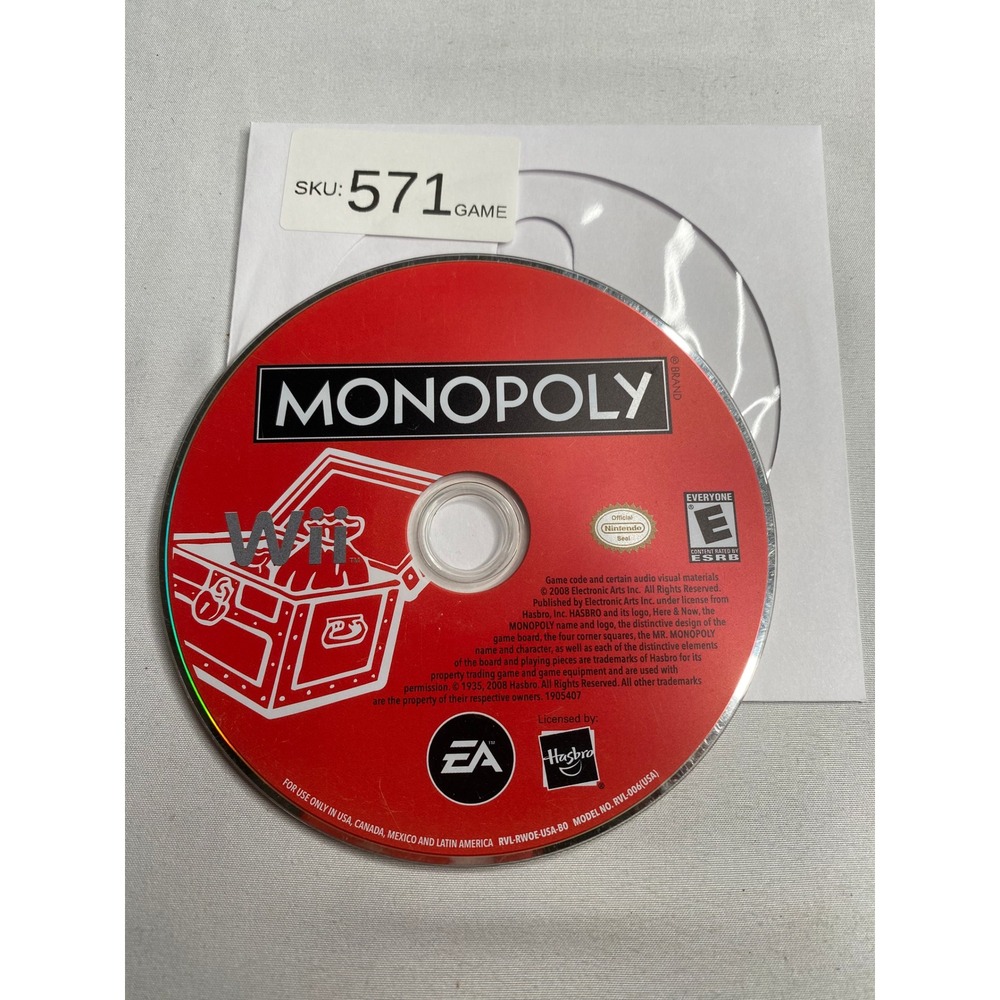 Monopoly Nintendo Wii